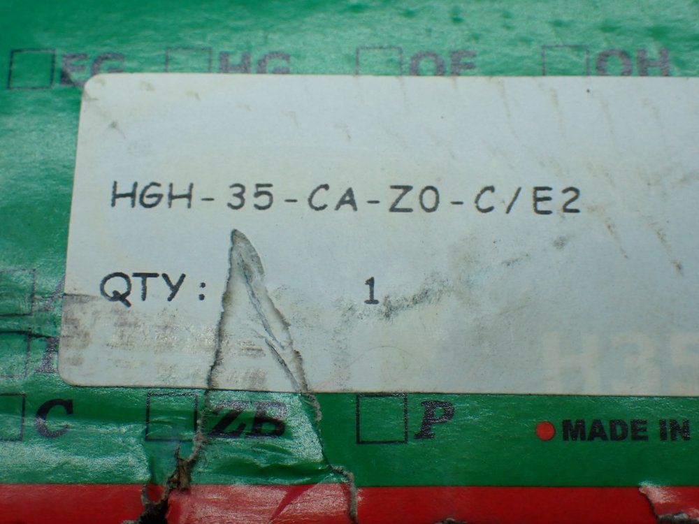 Hiwin 2 Heat Resistant Linear Ball Guideways - Hgh-35-ca-z0-c/e2