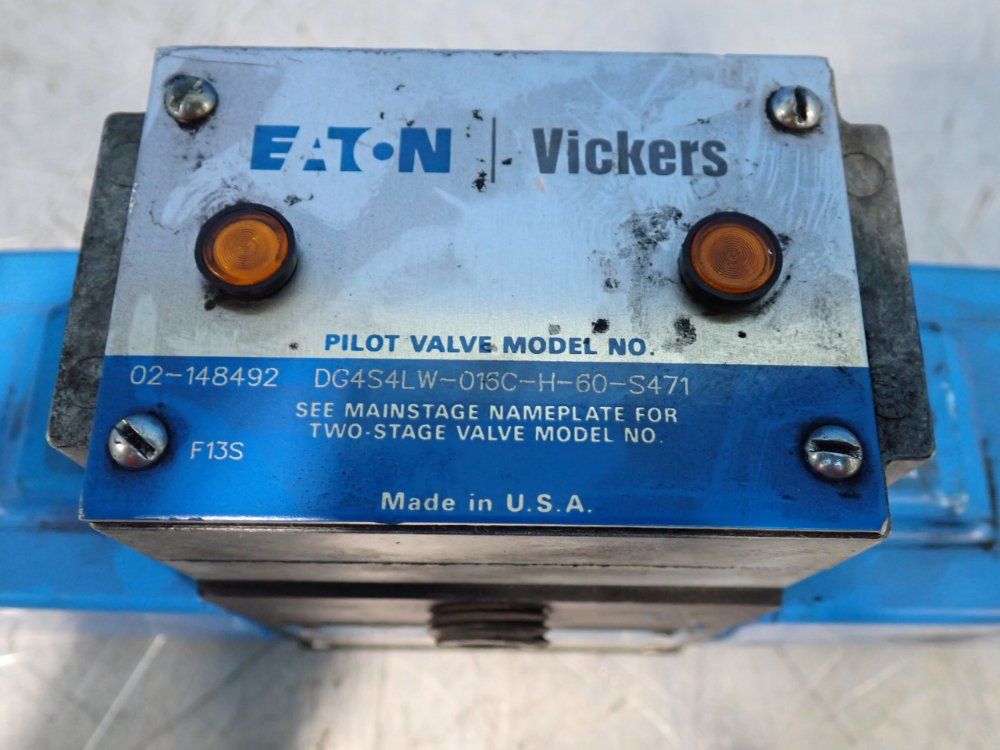 Eaton Vickers Pilot Valve - 02-148492 Dg4s4lw-016c-h-60-s471