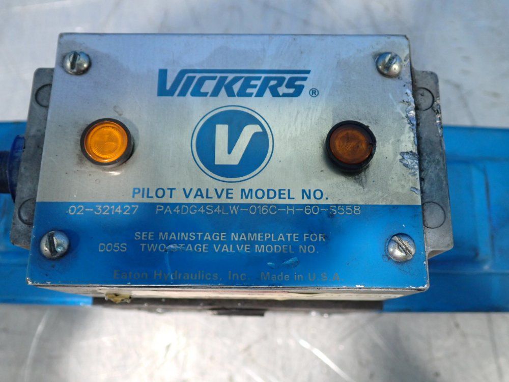 Vickers Pilot Valve - 02-321427 Pa4dg4s4lw-016c-h-60-s558