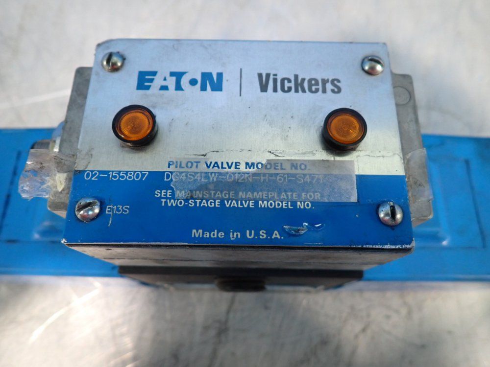 Eaton Vickers Pilot Valve - 02-155807 Dg4s4lw-012n-h-61-s471