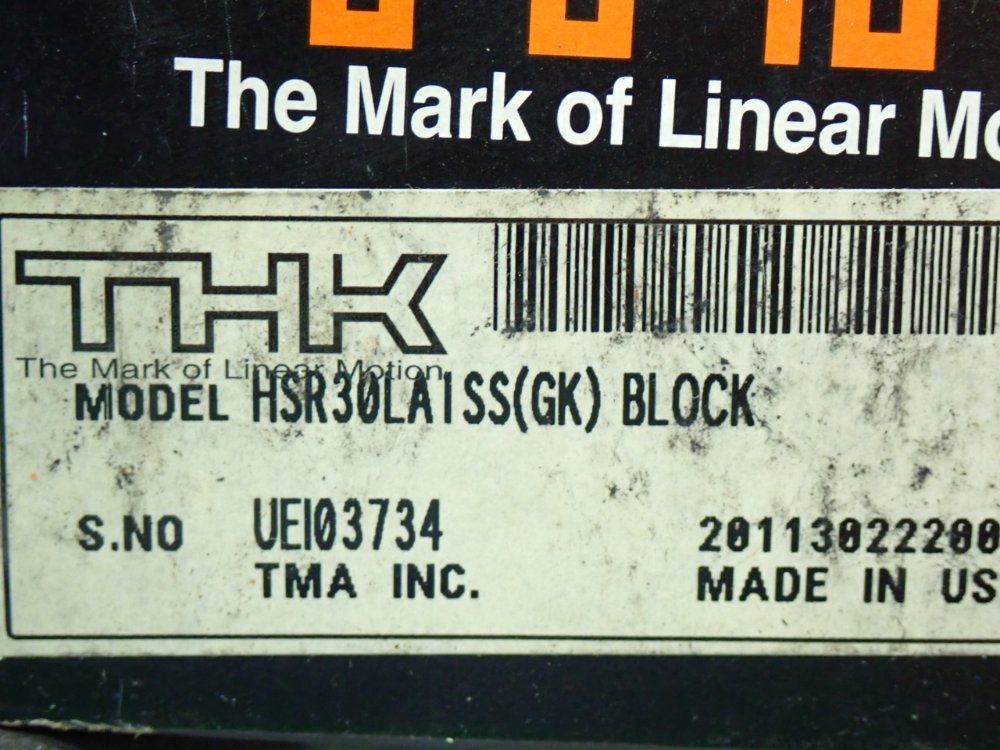 Thk Linear Lm Guide/slide Rail, 2pcs - Hsr30la1ssgk