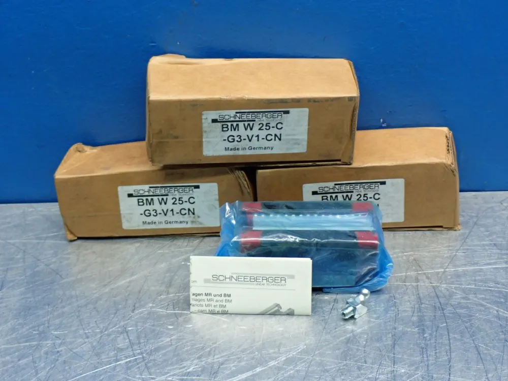 Schneeberger Ball Monorail Carriage, 3pcs - Bmw25-c-g3-v1-cn