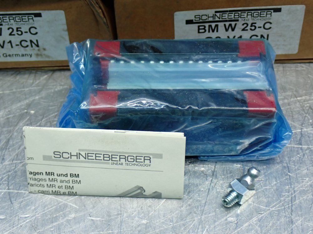 Schneeberger Ball Monorail Carriage, 3pcs - Bmw25-c-g3-v1-cn