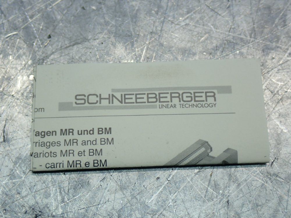 Schneeberger Ball Monorail Carriage, 3pcs - Bmw25-c-g3-v1-cn