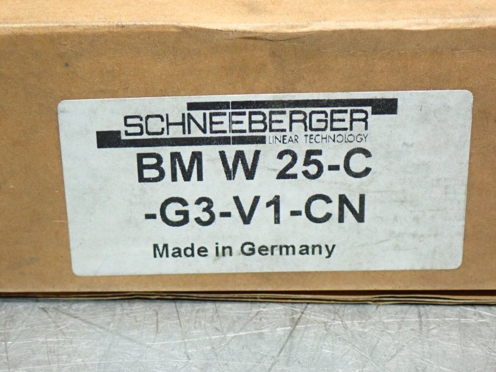 Schneeberger Ball Monorail Carriage, 3pcs - Bmw25-c-g3-v1-cn