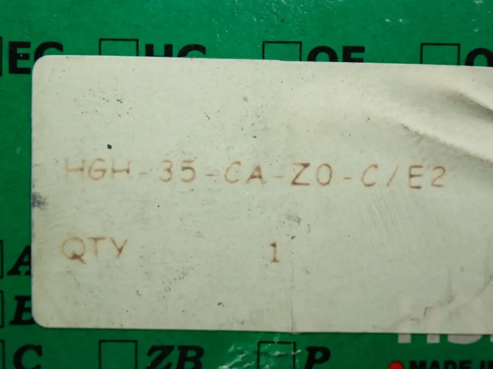 Hiwin Hg/qh-series Square Type Linear Guide Block, 3pcs - Hgh-35-ca-z0-c/e2