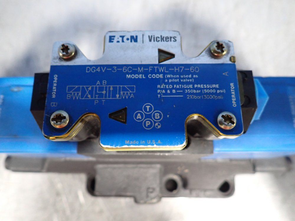 Eaton Vickers 5000 Psi Directional Control Valve - Dg5v-8-h-2c-m-ftwl-h-10