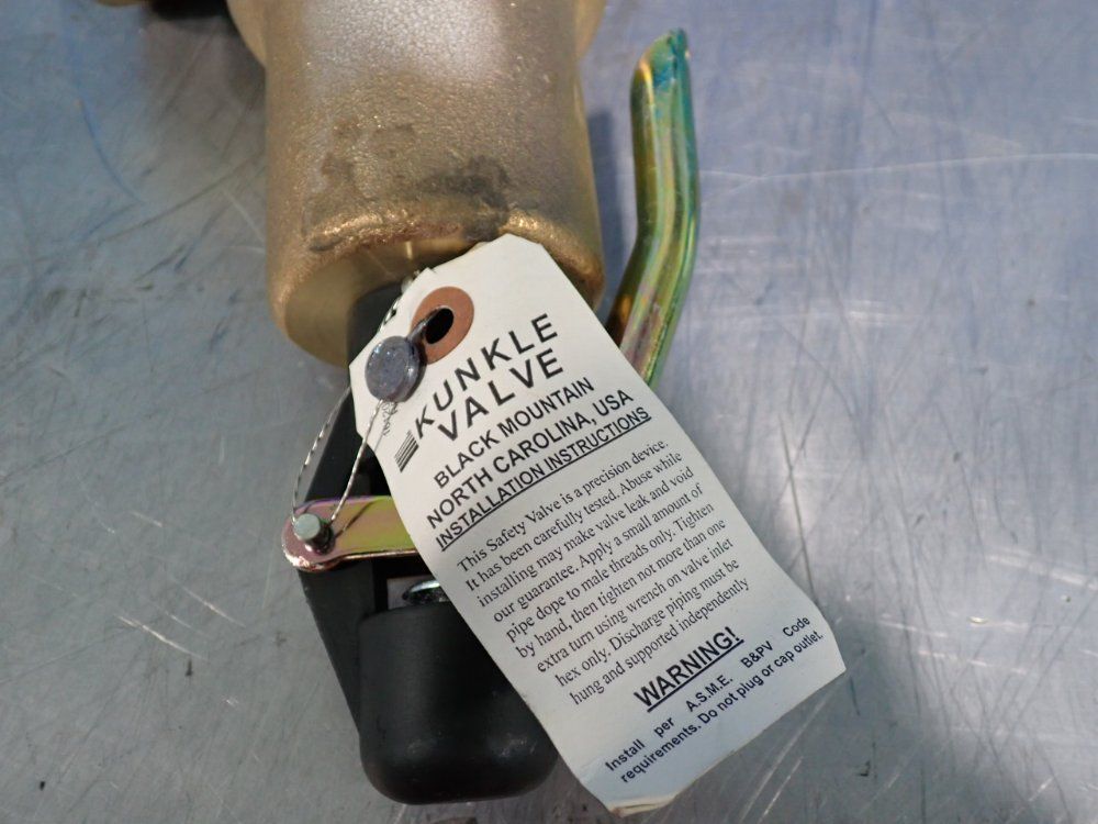 Kunkle Valves 150 Psig Safety Relief Valves - 6010jhm01-km