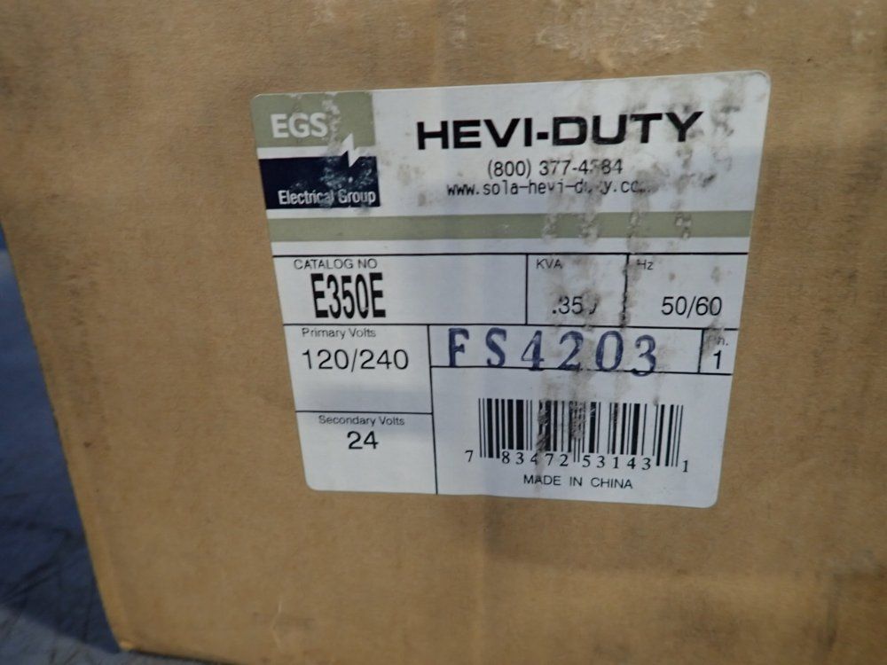 Egs Control Transformer - E350e