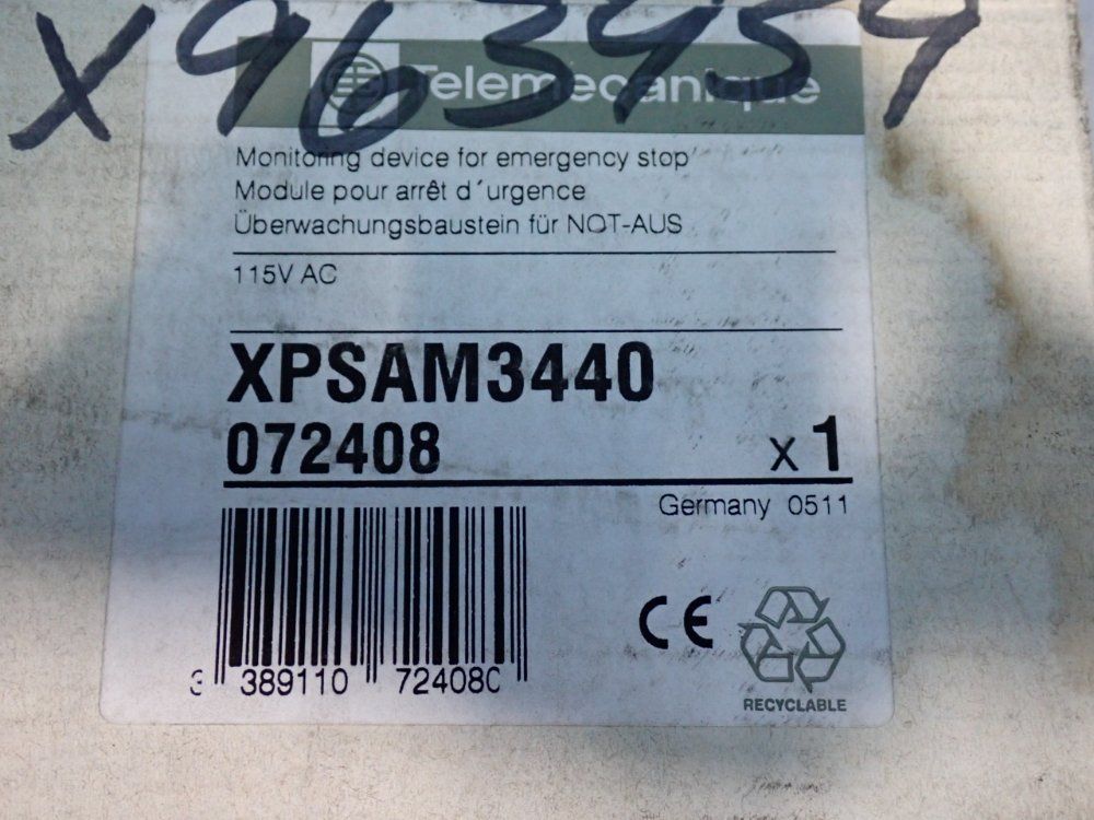 Telemecanique Monitoring Devices For Emergency Stop - Xpsam3440