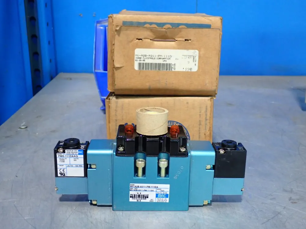 Mac Valves 150 Psi Solenoid Pilot Operated Valves - Mv-a2b-a311-pm-111da