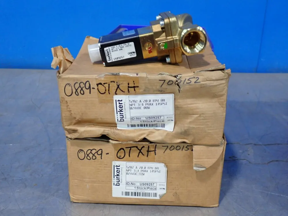 Burkert 145 Psi Solenoid Valves - Us09257