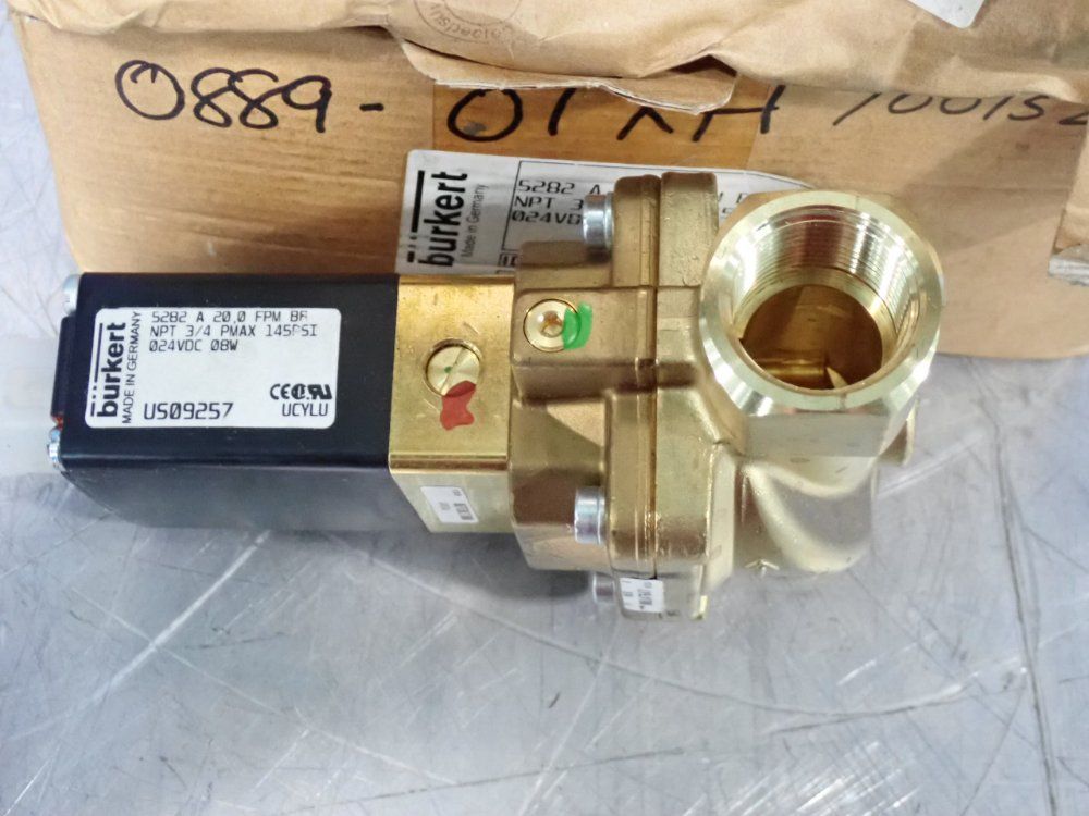 Burkert 145 Psi Solenoid Valves - Us09257