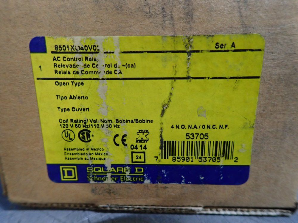 Square D Ac Control Relay - 8501x040
