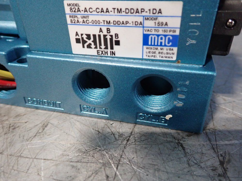 Mac 150 Psi Solenoid Valve - 82a-ac-caa-tm-ddap-1da