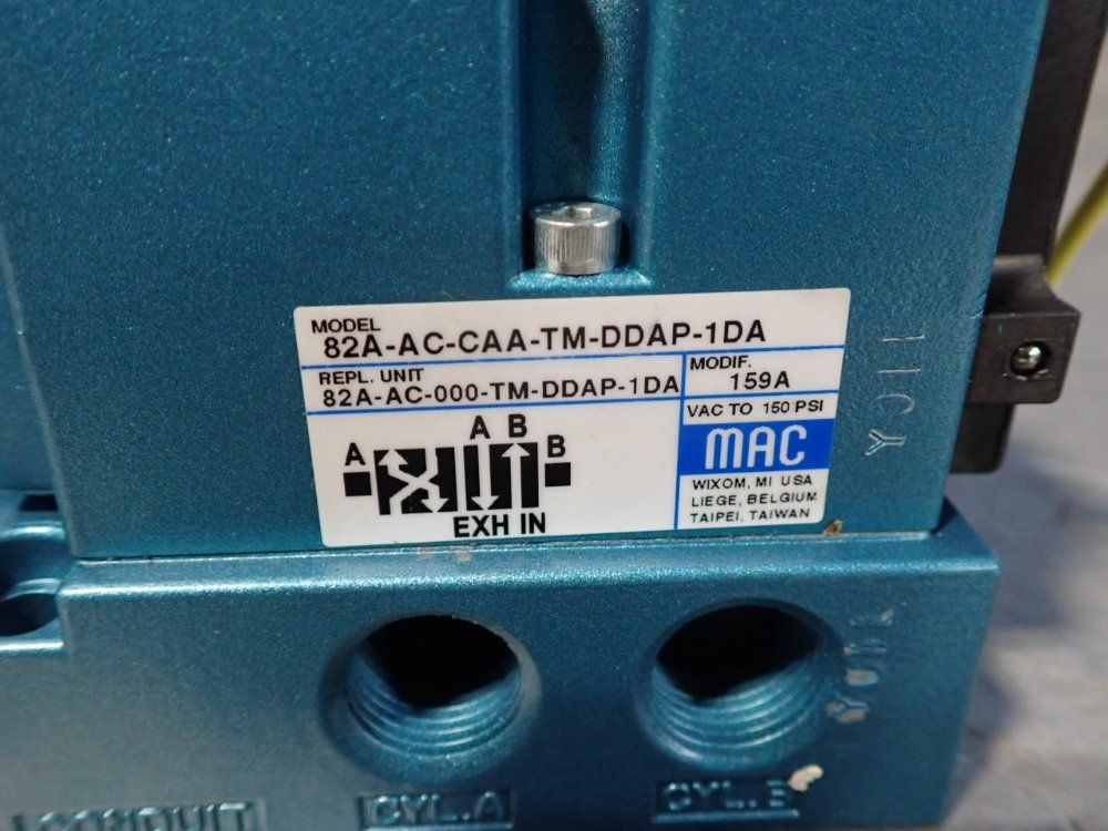 Mac 150 Psi Solenoid Valve - 82a-ac-caa-tm-ddap-1da