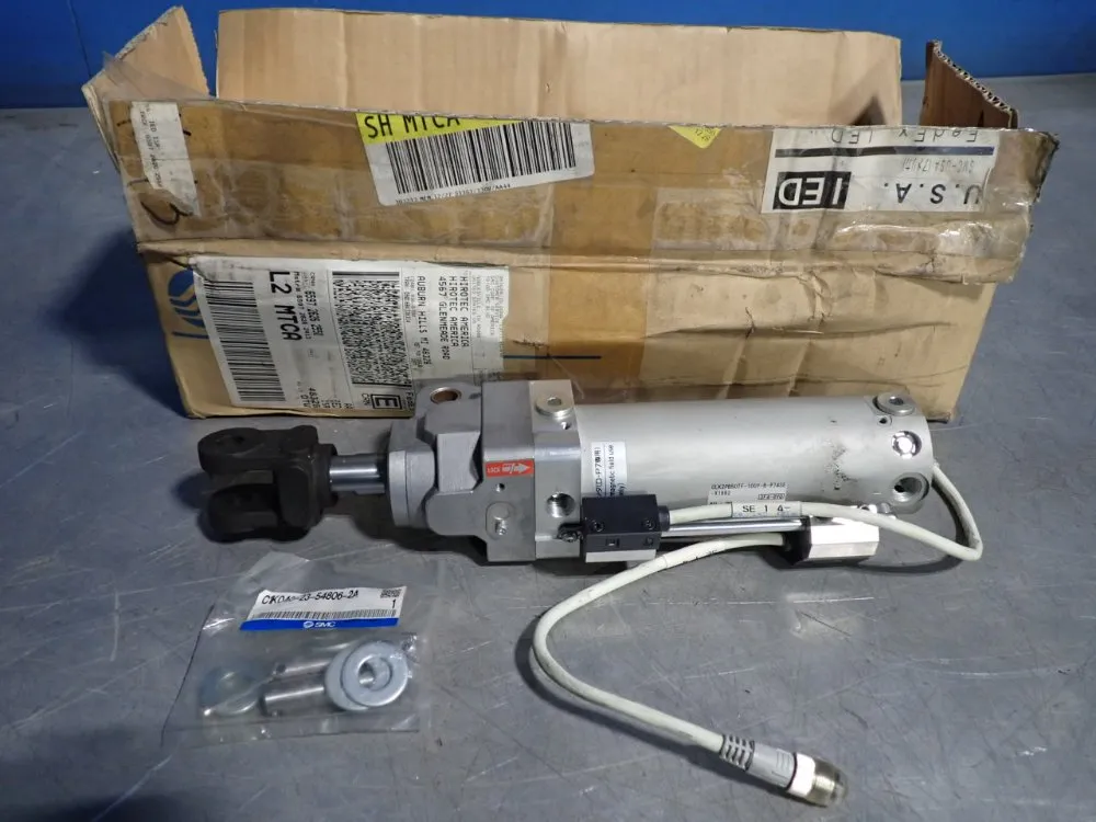 Smc Pneumatic Clamp Cylinder - Clk2pb50tf-100y-b-p74se