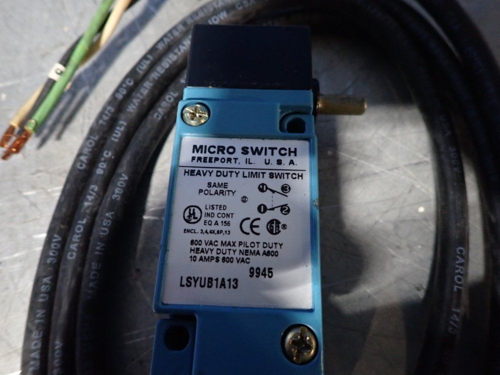Honeywell Micro Switch Heavy Duty Limit Switch - Lsyub1a13