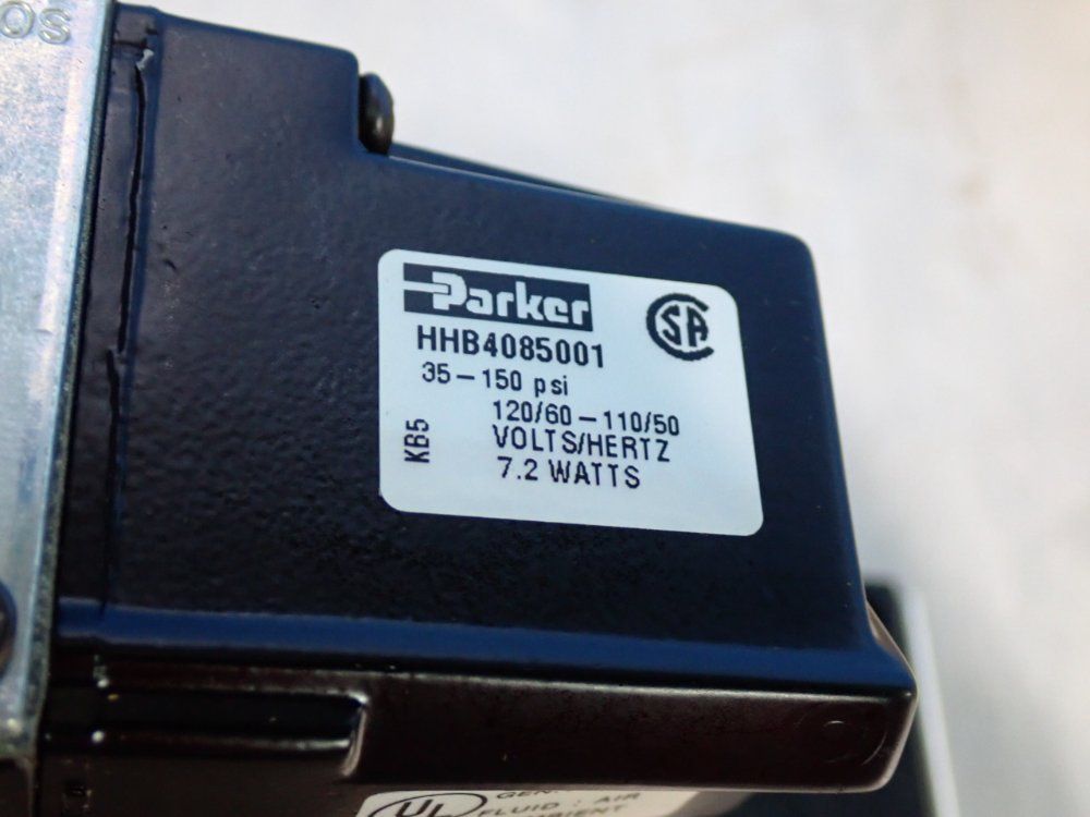 Parker 150 Psi Pneumatic Solenoid Valve - Hhb4085001