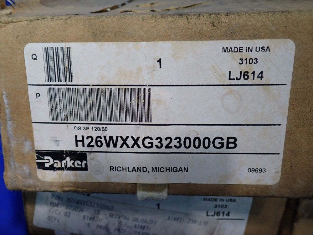 Parker 145 Psi Directional Control Valve - H26wxxg323000gb