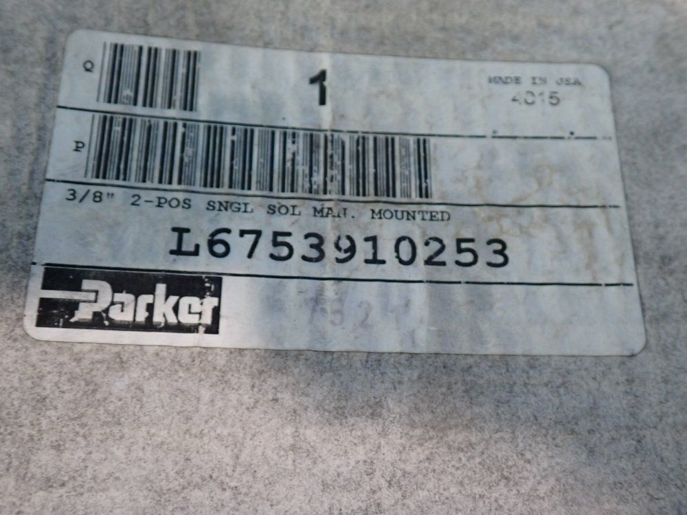 Parker 140 Psig Valvair Ii Four Way Manifold Mounted Valves - L6753910253