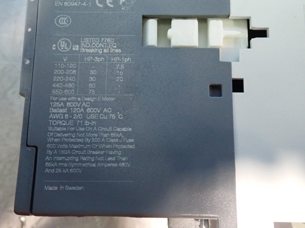 Abb 3-pole Industrial Block Contactors - A95-30-01e-84