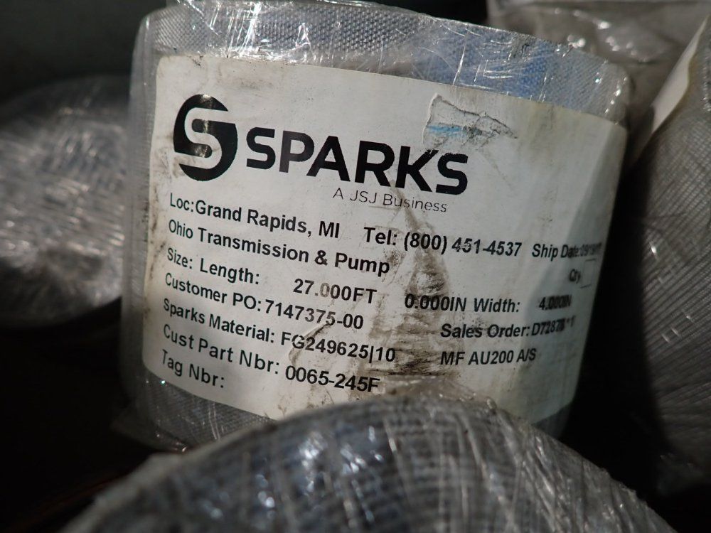 Sparks, Bently Harris Protective Sleeve, Conveyor Belt