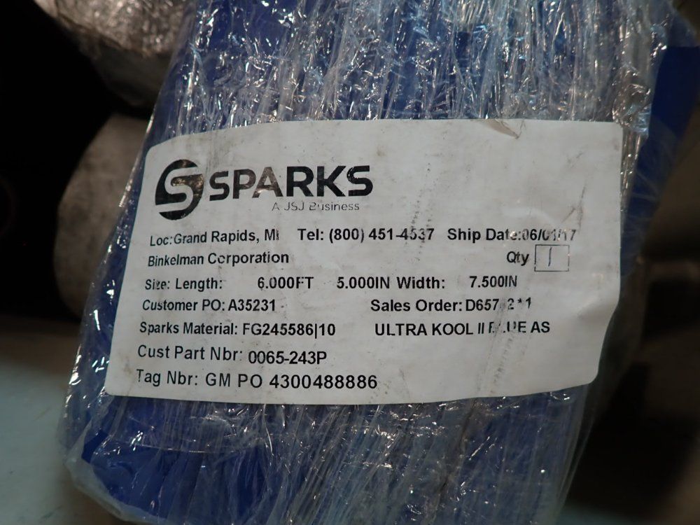Sparks, Bently Harris Protective Sleeve, Conveyor Belt