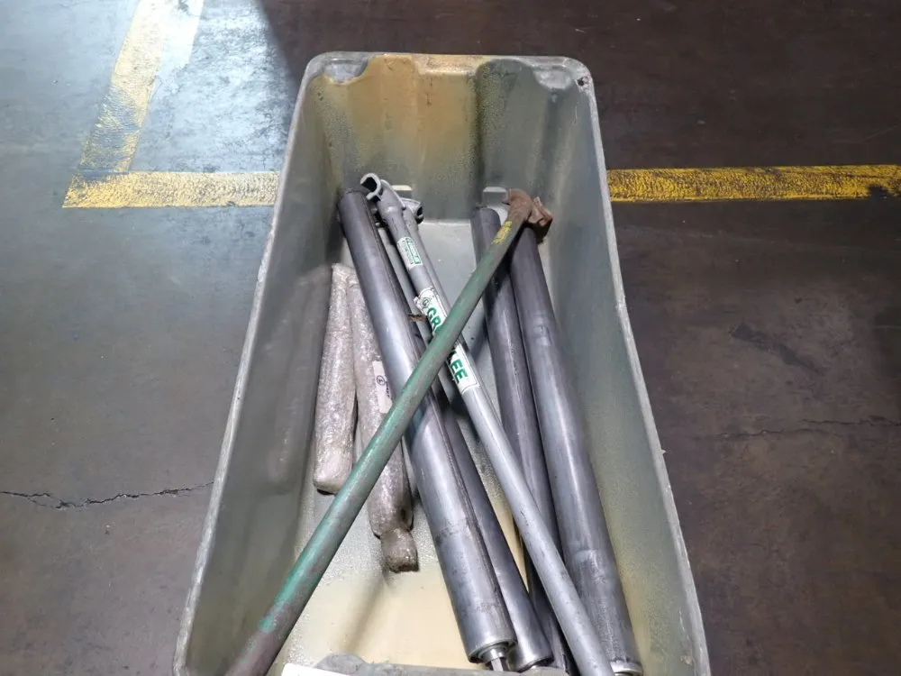 Greenlee Hickey Pipe Bender, Conveyor Roller