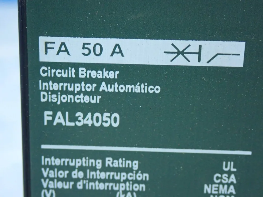 Square D Fal-series Molded Case Circuit Breaker - Fal34050