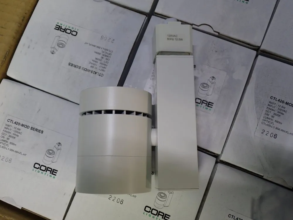 Core Lighting 12.5 W Track Head Fixtures - Ctl420-l1-35k-wh-fl-ht