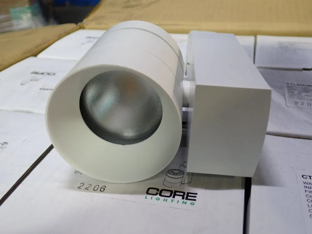 Core Lighting 12.5 W Track Head Fixtures - Ctl420-l1-35k-wh-fl-ht