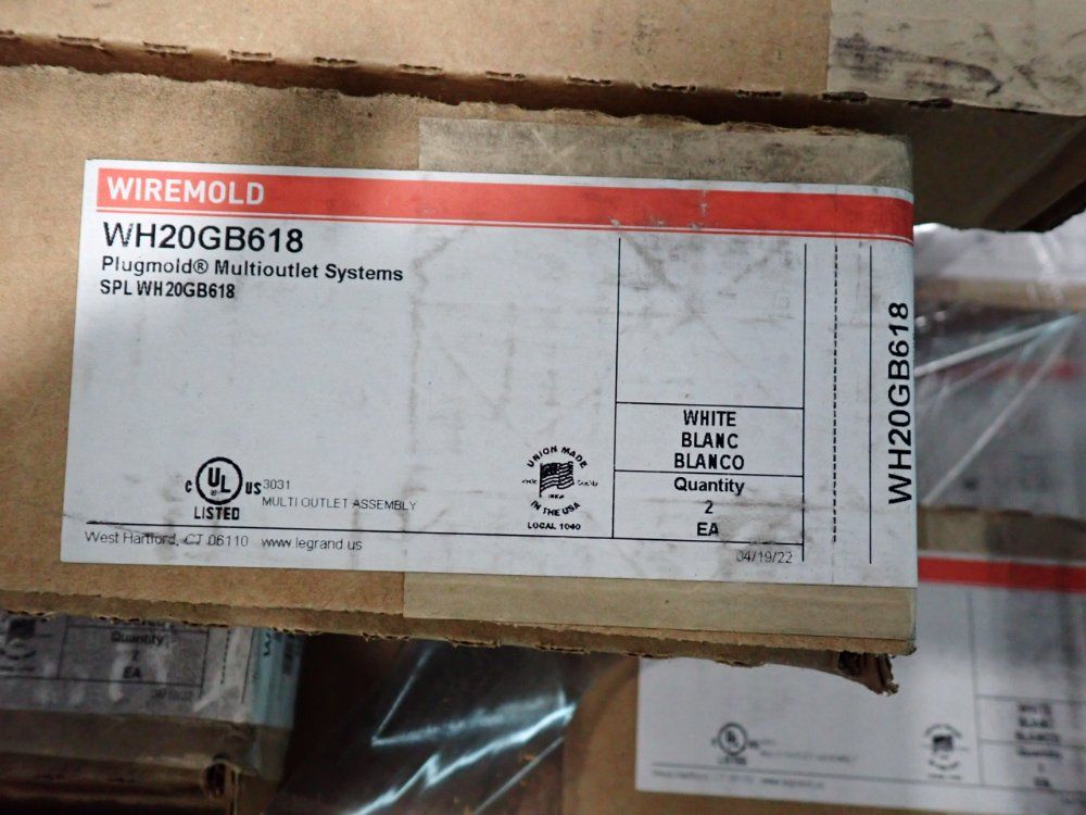 Legrand Plugmold Multioutlet Systems - Wh20gb618