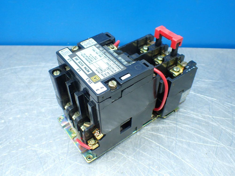 Square D 2hp Ac Magnetic Nema Rated Starter - 8536 Sa012v02