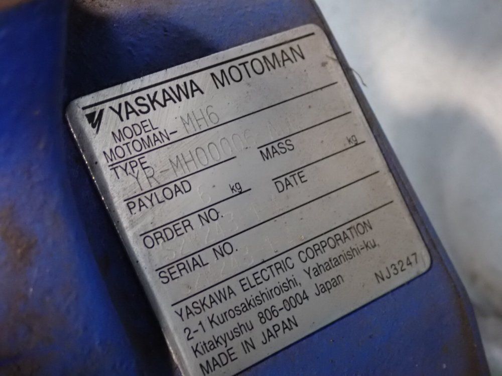 Yaskawa Motoman Robot - Mh6