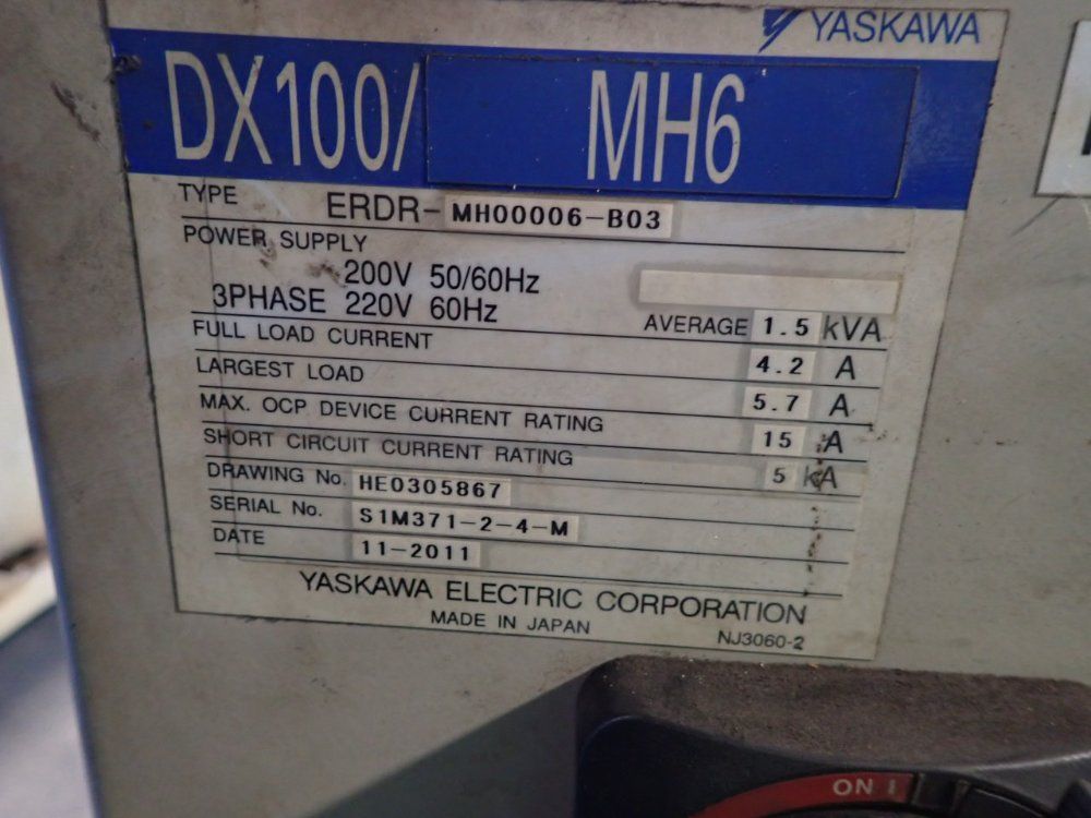 Yaskawa Motoman Robot - Mh6
