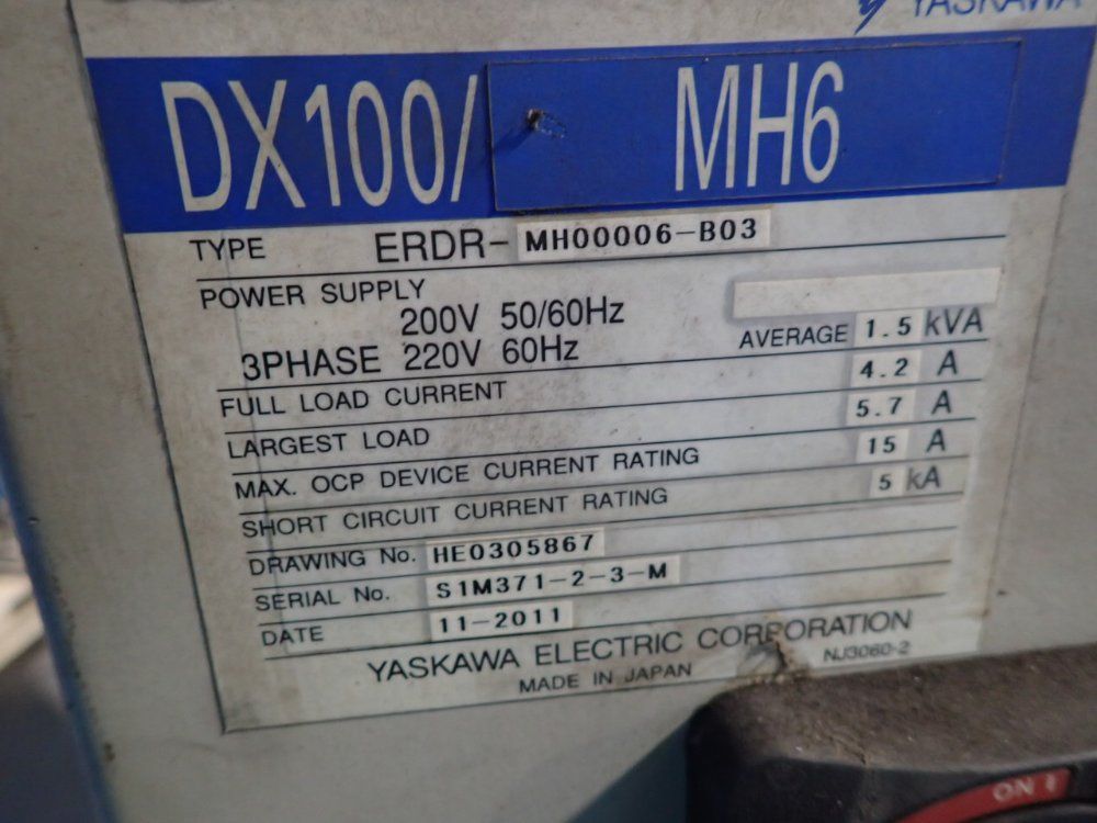 Yaskawa Motoman Robot - Mh6