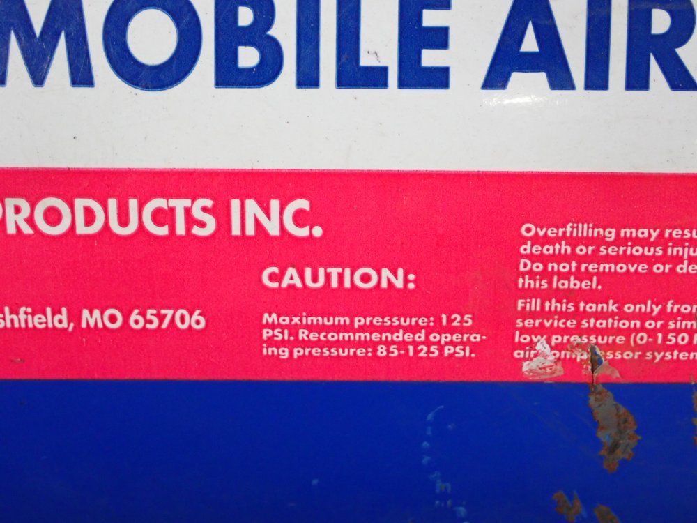 American Products Inc. 15 Gal Portable Air Tank