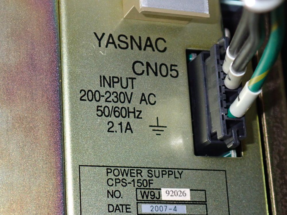 Yaakawa Electric Corporation Robot Controller Panel - Yasnac-xrc-up20