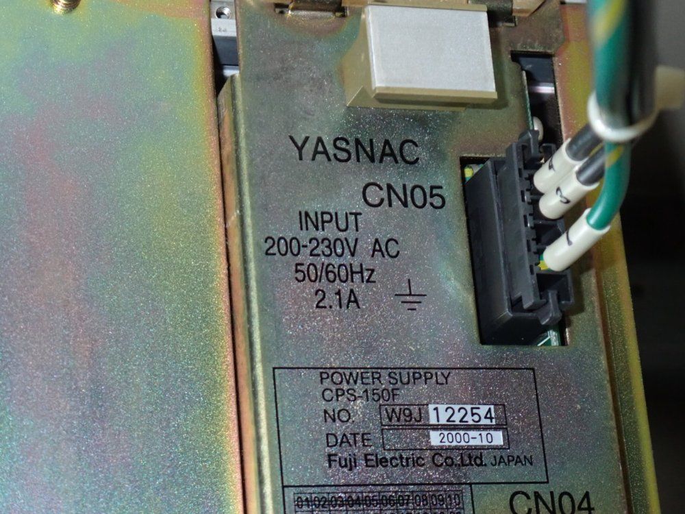 Yaskawa Electric Corporation Robot Controller Panel - Yasnac-xrc-up20