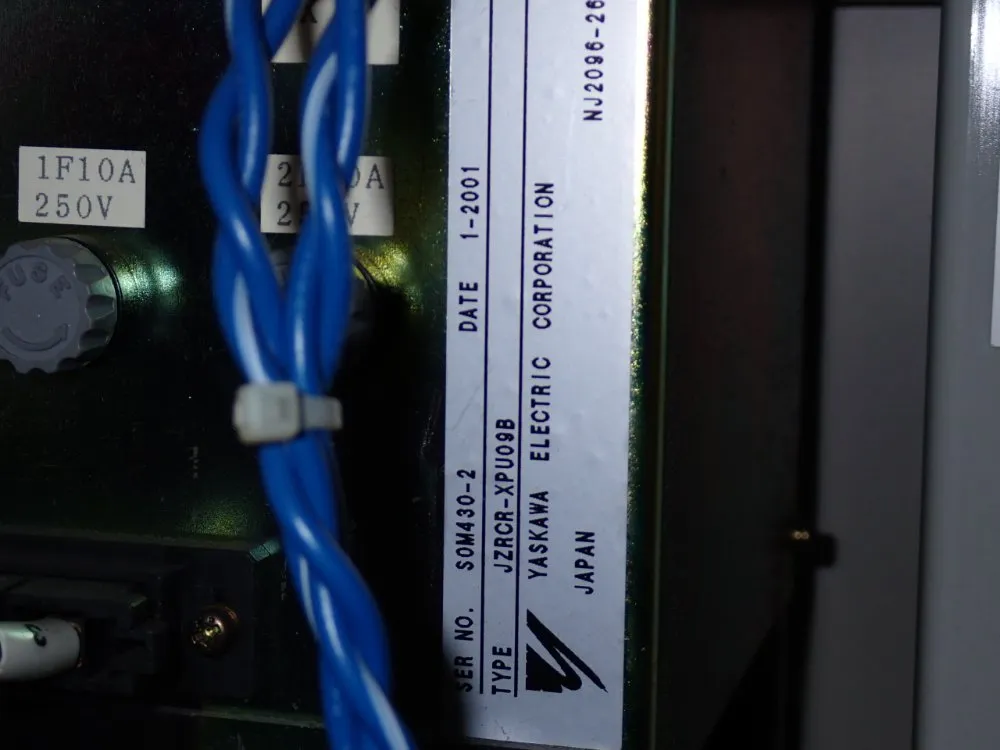 Yaskawa Electric Corporation Robot Controller Panel - Yasnac-xrc-up20
