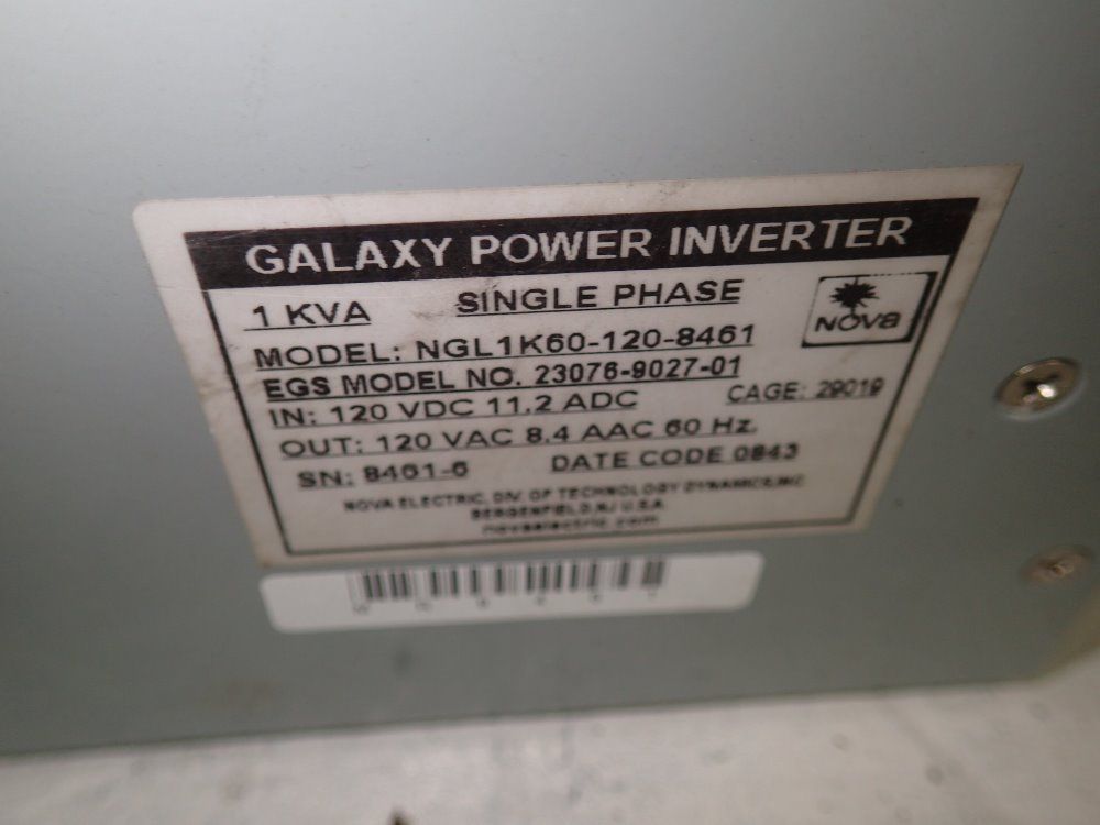 Nova Electric 1 Kva Light Weight Inverter - Ngl1k60-120-8461