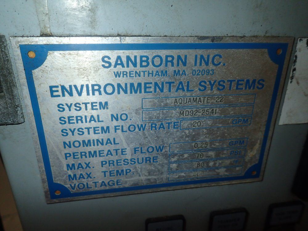 Sanborn Coolant Tank