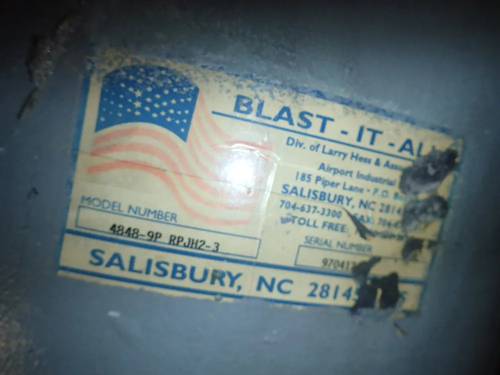 Blast - It - All Blast Cabinet