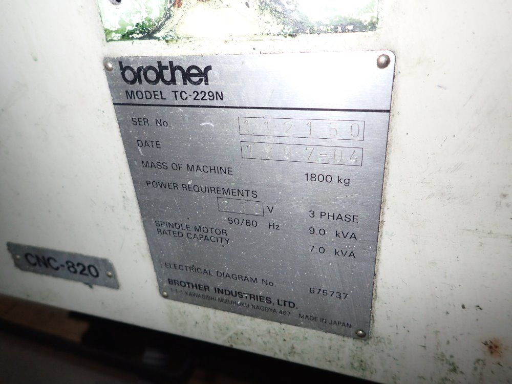 Brother Cnc Tapping Unit