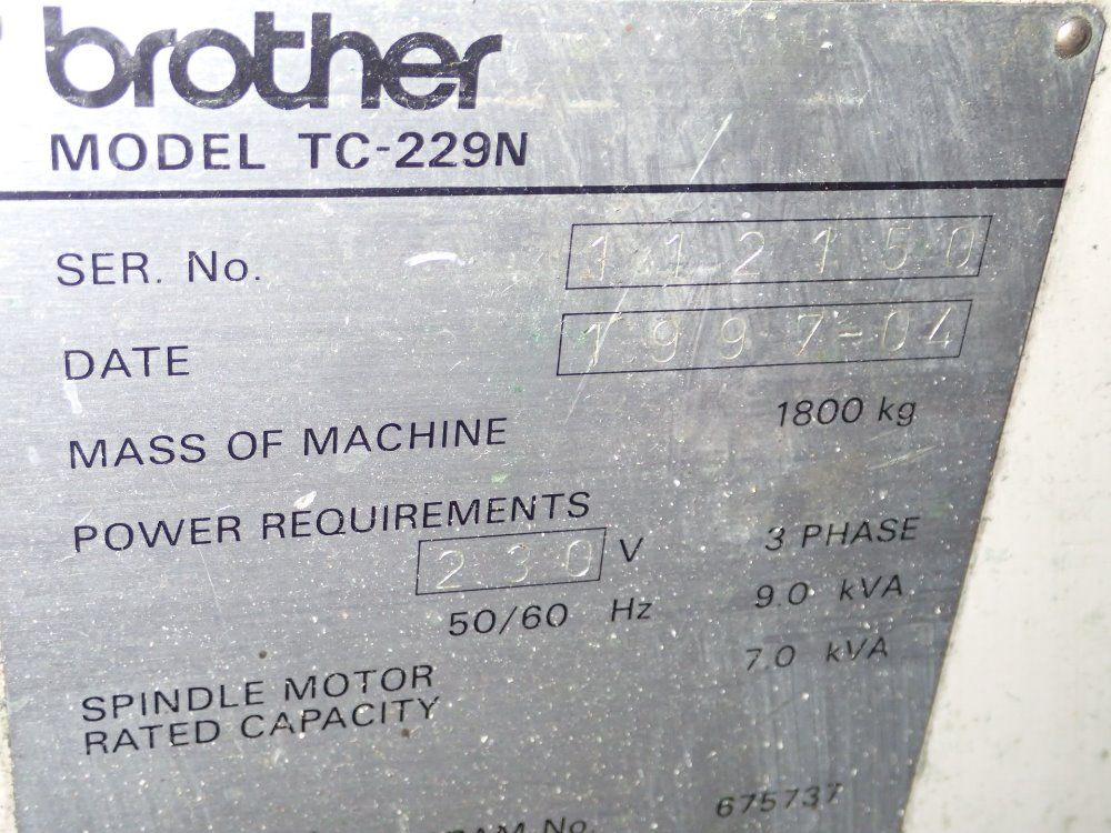 Brother Cnc Tapping Unit