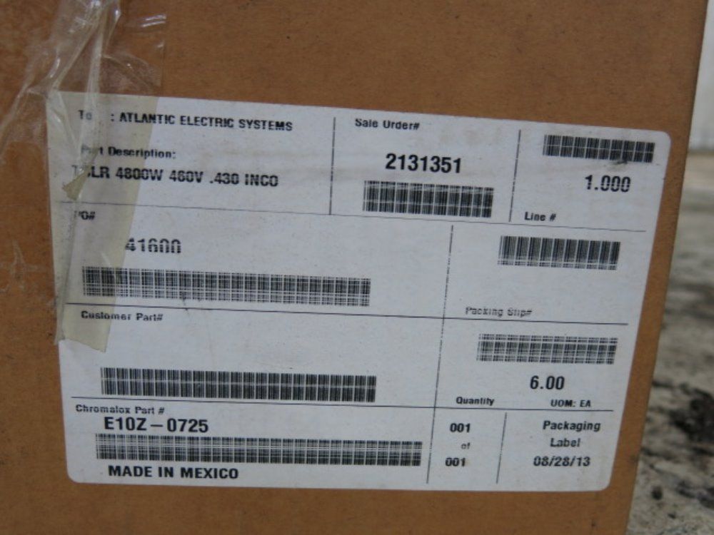 Chromalox Heating Elements