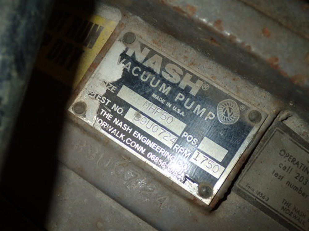 Nash Portable Vacuum Pump Unit