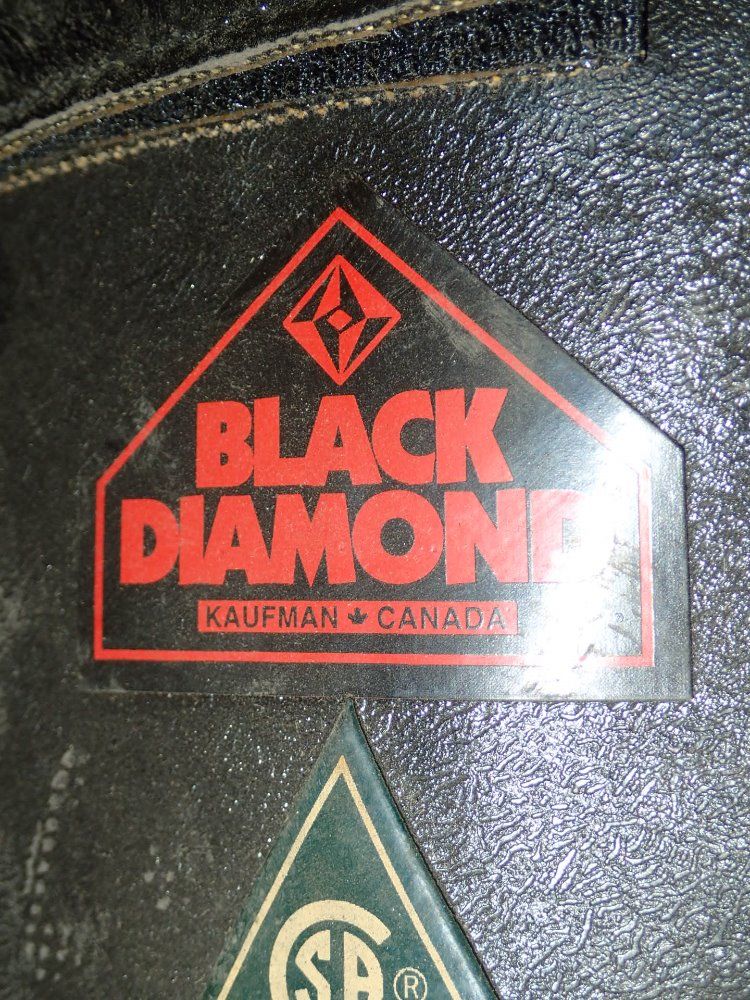 Black Diamond Steel Toe Rubber Boots