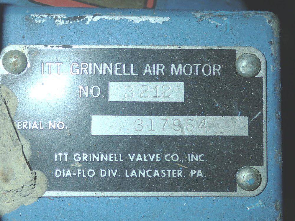 Itt Grinnell Valve Co Air Motors
